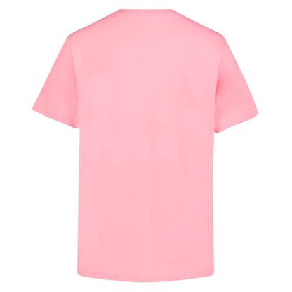 Messi Boys' Lifestyle Short Sleeve T-Shirt, Standard Fit Graphic Tee, Cotton Blend Fabric, Candy Pink