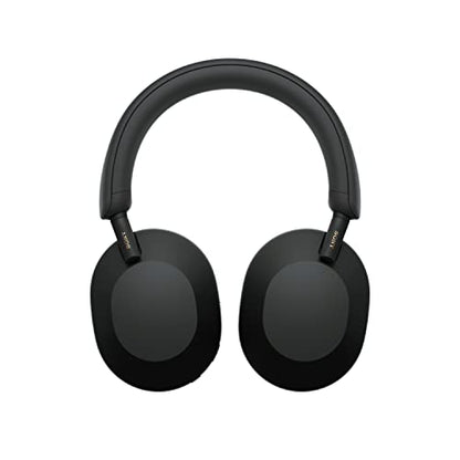 Sony WH-1000XM5 The Best Wireless Noise Canceling Headphones, Made Of Soft Fit Synthetic Leather, Integrated Processor V1, With 4 Beamforming Microphones, Up To 30-Hour Battery Life, Black