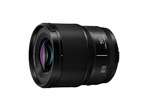 Panasonic LUMIX S Series Camera Lens, 50mm F1.8 L-Mount Interchangeable Lens for Mirrorless Full Frame Digital Cameras, S-S50 Black