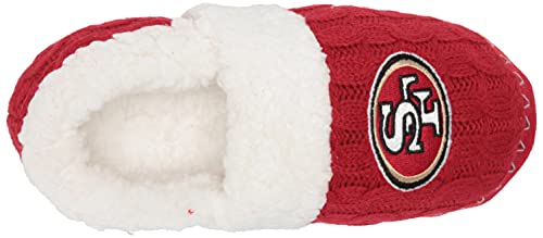 foco NFL NFL Womens Team Color Moccasin Slipper - L