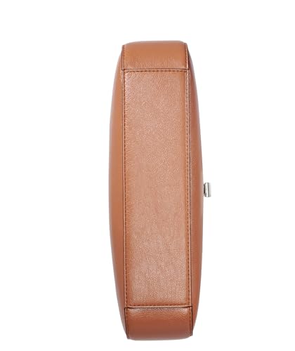 Calvin Klein Becky Demi Shoulder Bag, Caramel, One Size