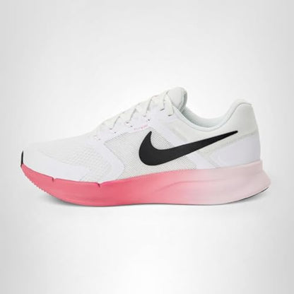 Nike Women's Run Swift 3 Road Running Shoes, White/Black-Pearl Pink-Peony, 9