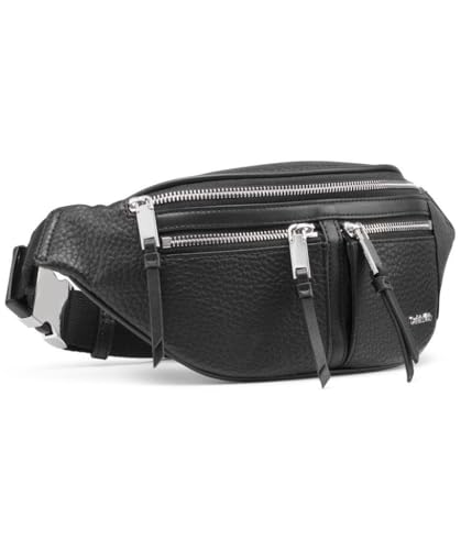Calvin Klein Marlow Organizational Belt Bag, Black/Silver, One Size