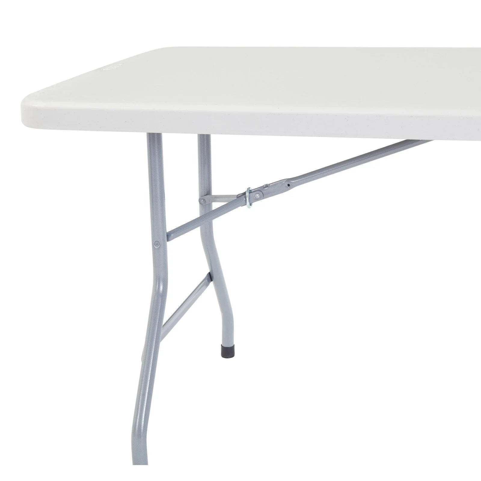 National Public Seating® 30" x 60" Rectangular Folding Table, Speckled Grey, 1000 lb capacity