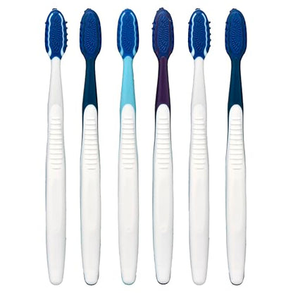 Oral-B Pro Clean Cross Action Toothbrushes, Deep Plaque Removal, 6 Count