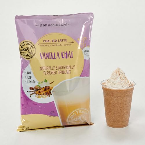 Big Train Vanilla Chai Tea Latte Beverage Mix, 3.5 Pound (Pack of 1)