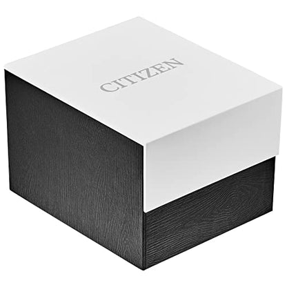 Citizen Men's Eco-Drive Weekender Brycen Chronograph Watch in Stainless Steel, Black Dial (Model: CA0780-52E)