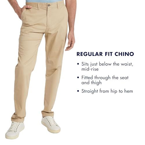 Tommy Hilfiger Men's Chino Pants Custom Fit, Drizzle 30x40