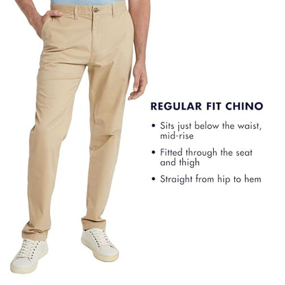Tommy Hilfiger Men's Chino Pants Custom Fit, Drizzle 30x40