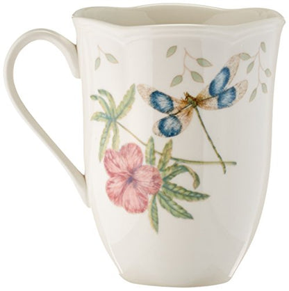 Lenox 6342794 Lenox Butterfly Meadow 18-Piece Dinnerware Set White