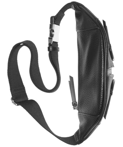 Calvin Klein Marlow Organizational Belt Bag, Black/Silver, One Size