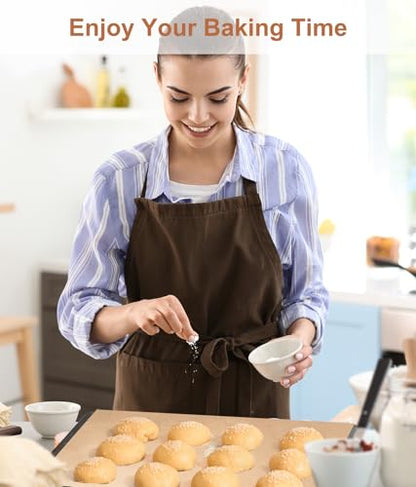 Unbleached Parchment Paper Baking Sheets, 9x13IN Precut Non-Stick Parchment Paper for Baking, Grilling, Air Fryer, Steaming-70 Sheets Unbleached Parchment Sheets for Bread Cup Cake Cookie And More