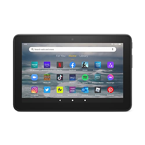 Amazon Fire 7 tablet (newest model) 7” display, read and watch, under $80 with 10-hour battery life, 32 GB, Black