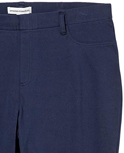 Amazon Essentials Women's Pull-On Stretchy Knit Jegging (Available in Plus Size), Navy, Large