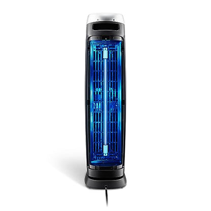 GermGuardian 5-In-1 HEPA Air Purifier for Home, Large Rooms Up To 915 Sq. Ft. with HEPA Pet Air Filter, UV-C Light & Odor Reduction, AC5250PT, 28" Tower, Black