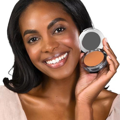 PUR Beauty 4-in-1 Pressed Mineral Makeup Powder Foundation with SPF 15 - Concealer & Finishing Compact Pressed Powder for Face - Buildable Medium to Full Coverage Foundation Powder (Linen)