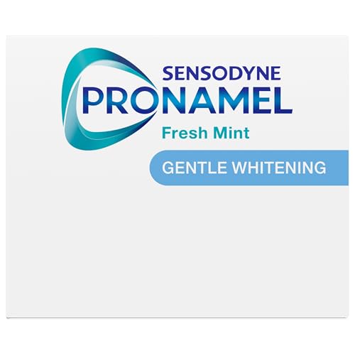 Sensodyne Pronamel Gentle Teeth Whitening Enamel Toothpaste for Sensitive Teeth, to Reharden and Strengthen Enamel, Amazon Exclusive, Fresh Mint - 4 Ounces (Pack of 4)