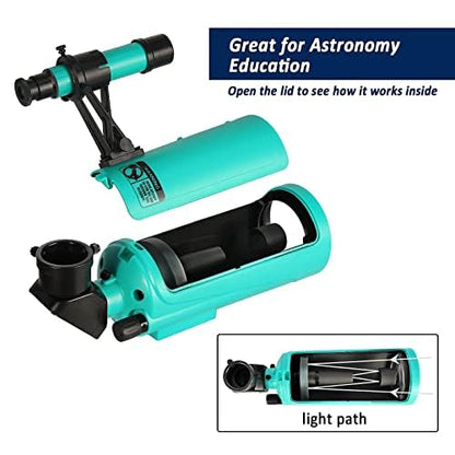 Maksutov-Cassegrain Telescope, Mak60 Telescopes for Kids Adults 750x60mm, Compact Portable for Travel, Beginner Astronomy Telescope with Adjustable Tripod Finderscope and Phone Adapter