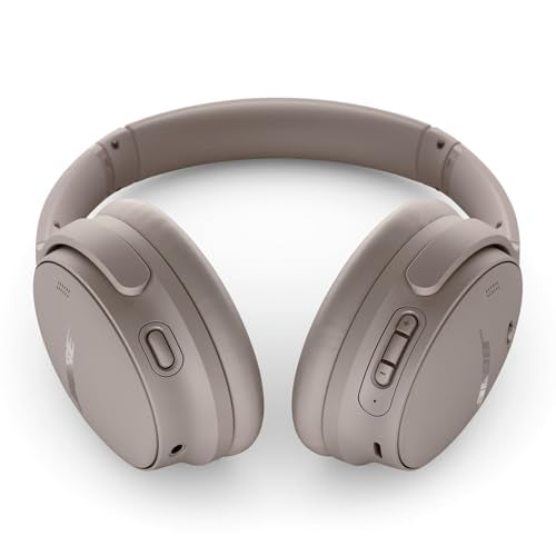 Bose QuietComfort Wireless Noise Cancelling Headphones, Bluetooth Over Ear Headphones with Up to 24 Hours of Battery Life, Sandstone - Limited Edition Color