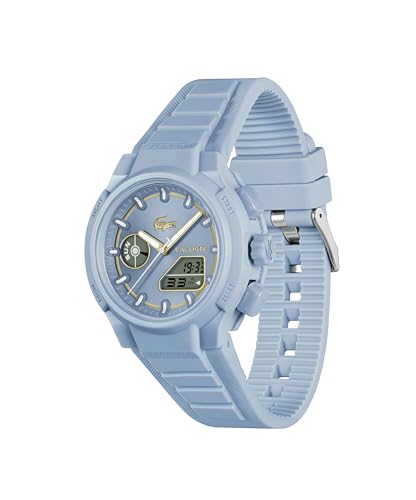 Lacoste LC33 Women's Analog Digital Watch, Silicone Strap, Contemporary, Sporty - Premium Fashion Timepiece - Gift for Her, 40mm