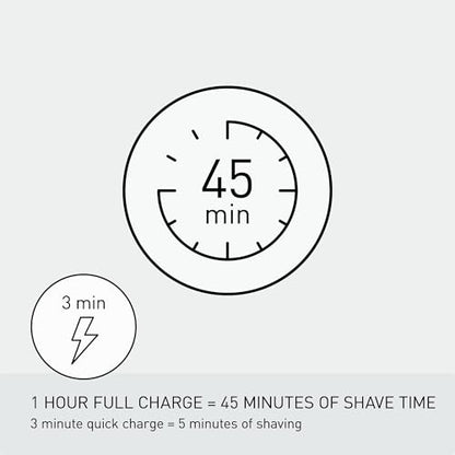 Panasonic ARC5 Electric Razor for Men with Pop-up Trimmer, Wet Dry 5-Blade Electric Shaver with Intelligent Shave Sensor and 16D Flexible Pivoting Head - ES-ALV6HS (Silver)