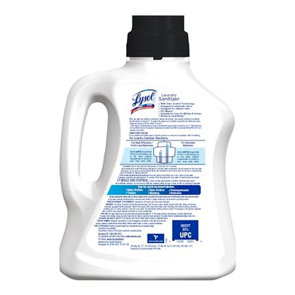 Lysol Sport Laundry Sanitizer Additive, Sanitizing Liquid for Gym Clothes and Activewear, Eliminates Odor Causing Bacteria, 90oz