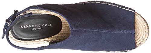 Kenneth Cole Women's Olivia Wedge Sandal, Navy, 9.5 M US
