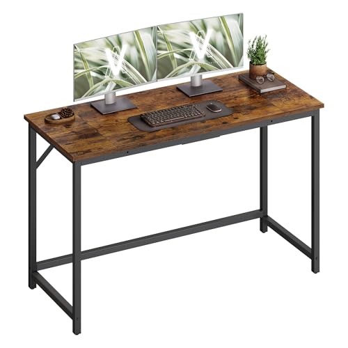 VASAGLE Computer Desk, Office Work Desk, 47.2 x 19.7 x 29.9 Inches