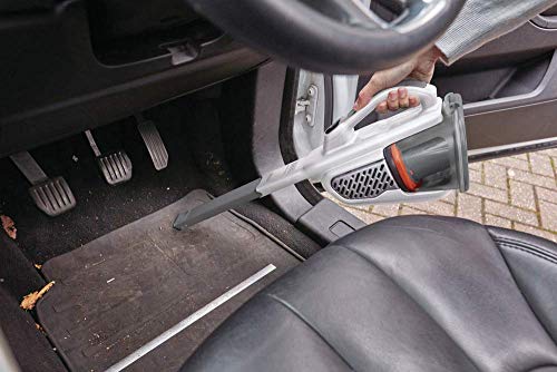 BLACK+DECKER Dustbuster Handheld Vacuum, Cordless, AdvancedClean+, White (HHVK320J10)