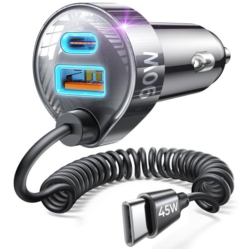 LISEN 90W for iPhone 17 16 15 Pro Max Car Charger USB C Fast Charge