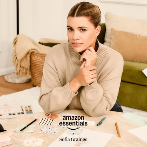 Amazon Essentials x Sofia Grainge Women's Stretch Modal Long-Sleeve and Full-Length Bottom Pajama Set, Ivory Squirrel Picnic, Medium