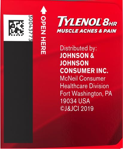 Tylenol 8 HR Muscle Aches & Pain, Pain Relief from Aches and Pain, 650 mg, 24 ct.