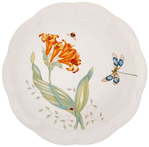 Lenox 6342794 Lenox Butterfly Meadow 18-Piece Dinnerware Set White