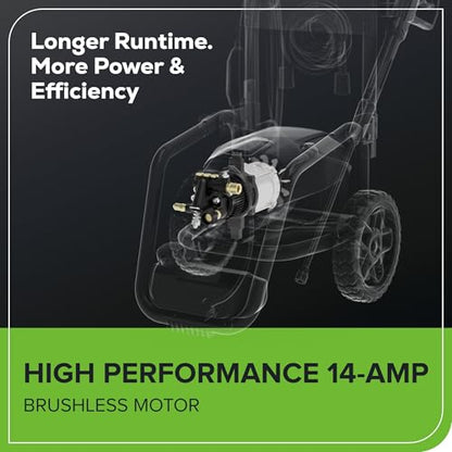 Greenworks 3000 PSI (2.0 GPM Max) Brushless Electric Pressure Washer