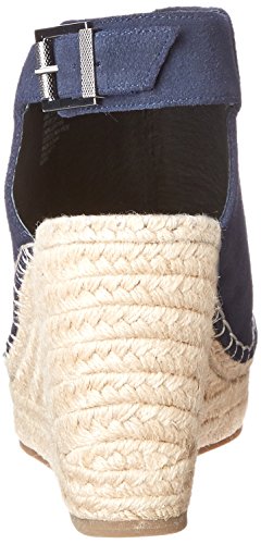 Kenneth Cole Women's Olivia Wedge Sandal, Navy, 9.5 M US