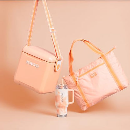 Igloo Apricot 11 Qt Tag-Along Too Strapped Picnic Style Cooler