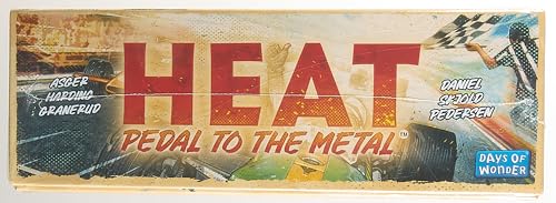 HEAT: Pedal to the Metal Board Game - Intense Car Racing and Strategy Game, Fun Family Game for Kids and Adults, Ages 10+, 1-4 Players, 60 Minute Playtime, Made by Days of Wonder