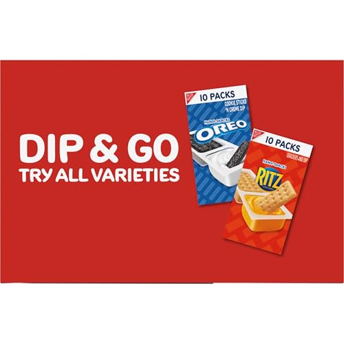 Handi-Snacks RITZ Crackers 'N Cheesy Dip Snack Packs, 20 Snack Packs