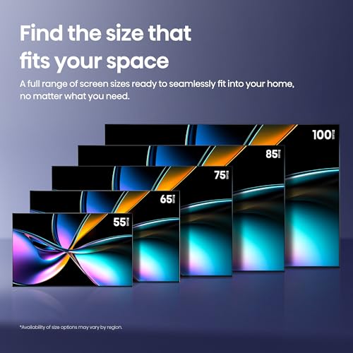 Hisense 100" Class U7 Mini-LED ULED 4K UHD Google Smart TV (100U75QG, 2025 Model) - QLED, Native 165Hz, VRR 288, Up to 3000 Nits, HDR10+, Dolby Vision IQ · Atmos, IMAX Enhanced, 2.1.2 Ch Surround