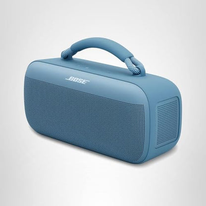 Bose SoundLink Max Bluetooth Speaker - Portable Wireless Party Speaker, IP67 Waterproof, Rope Handle, Up to 20 Hours of Playtime, USB-C, Built-in 3.5mm AUX Input, Blue Dusk