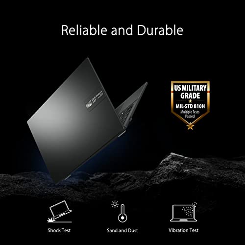 ASUS Vivobook Go 15.6” FHD Laptop, AMD Ryzen 3 7320U, 8GB, 128GB, Windows 11 Home, Mixed Black, E1504FA-AS33