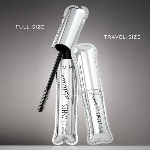 tarte lights, camera, lashes platinum voluminizing mascara - black - full size