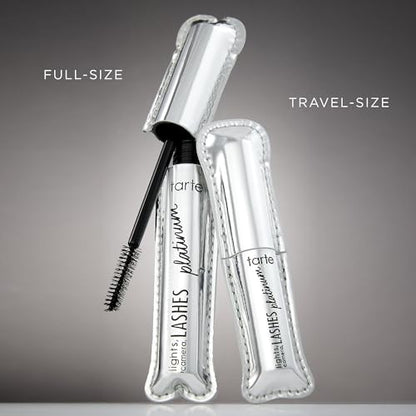 tarte lights, camera, lashes platinum voluminizing mascara - black - full size