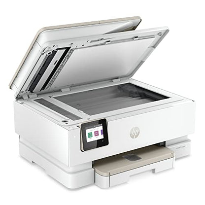 HP ENVY Inspire 7955e Wireless Color Inkjet Printer, Print, scan, copy, Easy setup, Mobile printing, Best-for home, 3 months of Instant Ink included, White