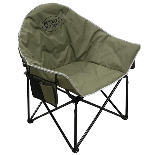Oversized Camping Chair for Adults,Heavy Duty Outdoor Hunting Chairs