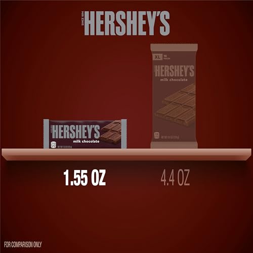 HERSHEY'S Milk Chocolate Candy Bars, 1.55 oz (36 Count)
