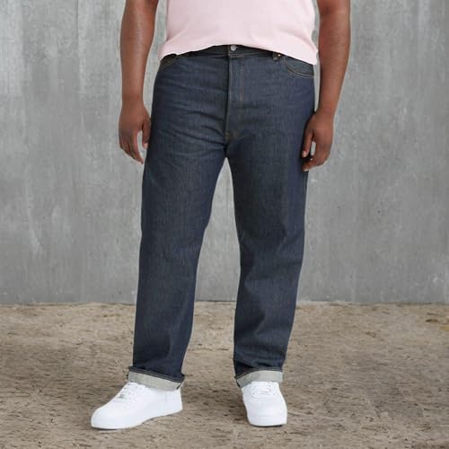Levi's Men's 501 Original Fit Jeans (Also Available in Big & Tall), Rigid STF, 50W x 30L