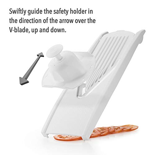 Swissmar V-Prep™ Mandoline Slicer, White