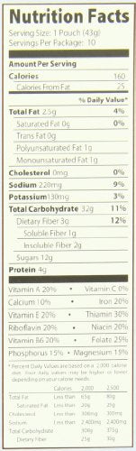Post Better Oats Thick & Hearty Whole Grain Instant Oatmeal with Flax Seeds, Blueberry Muffin flavor, 15.1 Ounce Box, Pack of 6