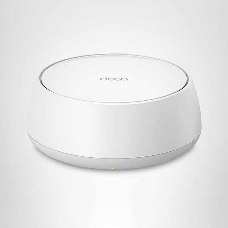 TP-Link Deco 7 BE25 Dual-Band BE5000 WiFi 7 Mesh Wi-Fi Router | 4-Stream, 240 Mhz Channels | Covers up to 2,600 Sq.Ft | 2X 2.5G Ports Wired Backhaul | VPN, MLO, HomeShield, Free Expert Help, 1-Pack